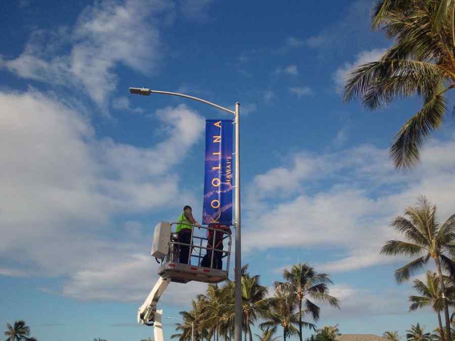 APEC USA 2011 Light Post Banners at Ko Olina Resort on Oahu gallery image 3